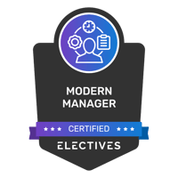 Modern Manager Certification from Electives