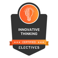 Innovative Thinking Certificate from Electives